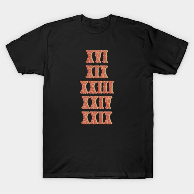 San Francisco 49ers Super Bowl Rings Vintage Retro T-Shirt by TheRelaxedWolf